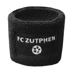 FC Zutphen pols zweetband zwart